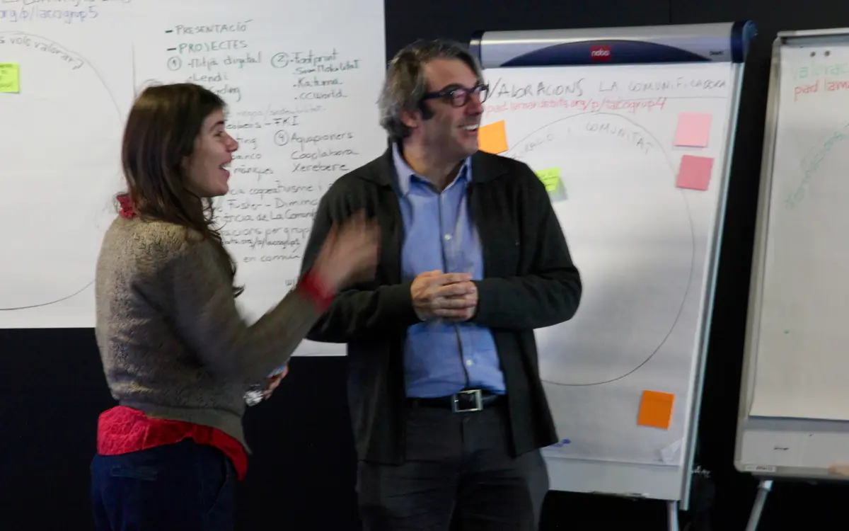 Barcelona Activa durante un incontro dedicato ai progetti imprenditoriali