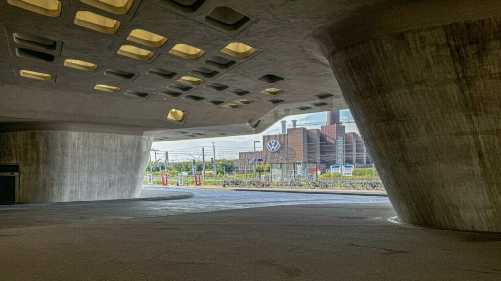 Stabilimento Volkswagen di Wolfsburg, uno dei grandi poli dell’automotive europeo