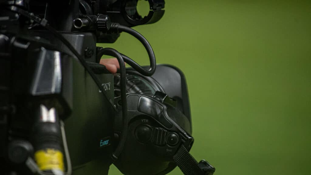 Telecamera utilizzata per trasmettere le partite e generare i diritti televisivi della Serie A